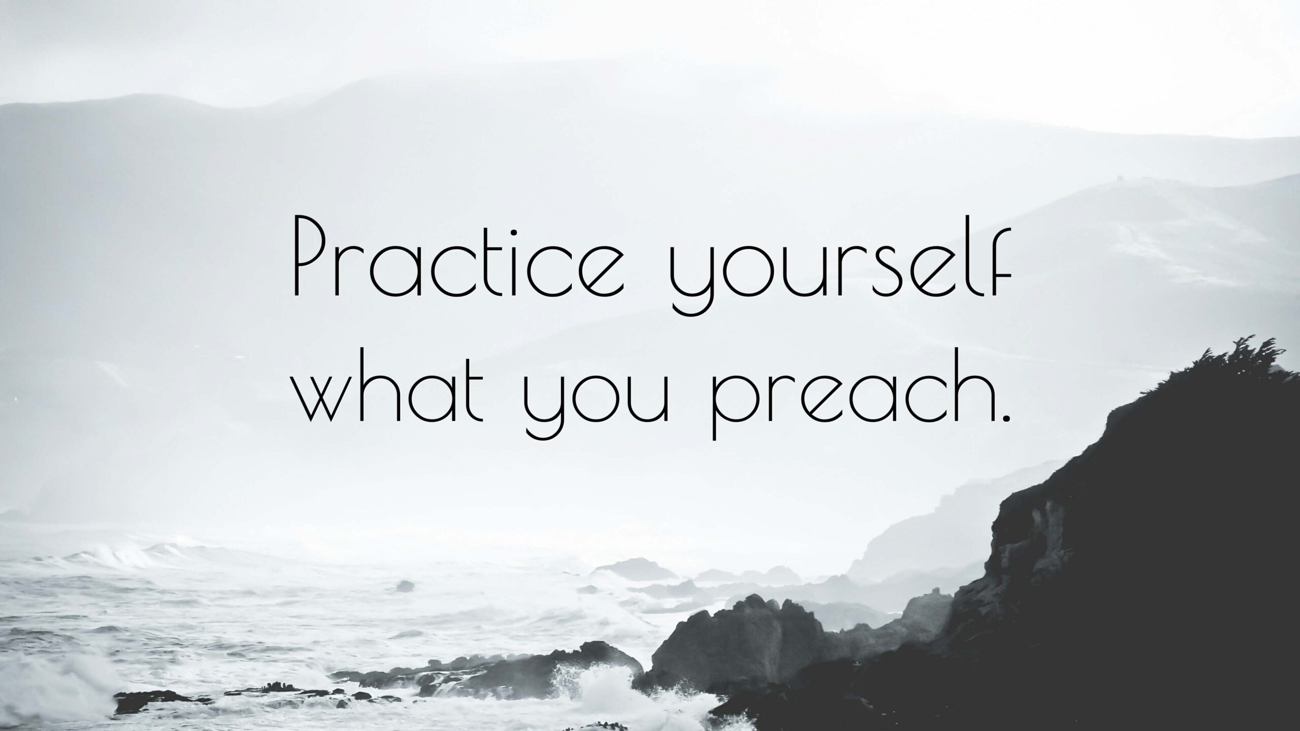 You are currently viewing Practices what she preaches