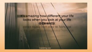 Read more about the article Look at your life differently