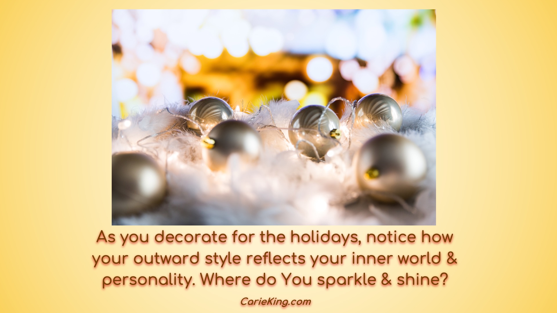 Read more about the article Where do You sparkle & shine?