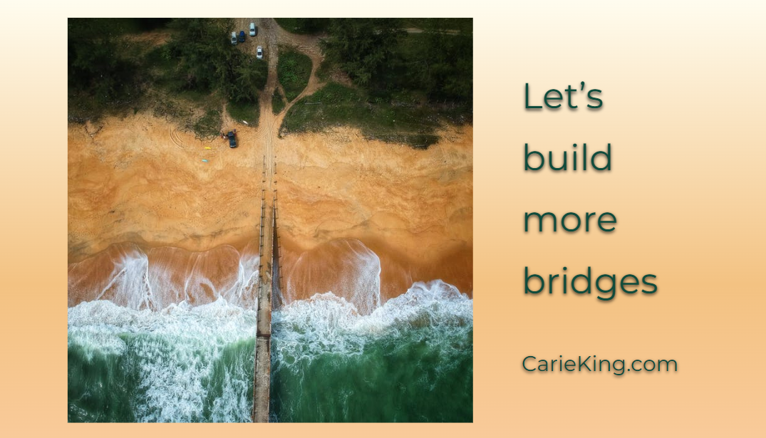 You are currently viewing “Let’s build more bridges.